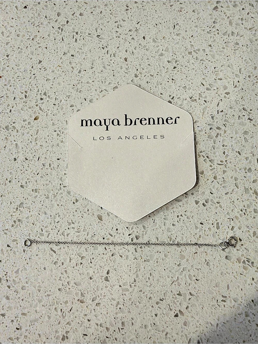 Maya Brenner Chain Extender 14K White Gold